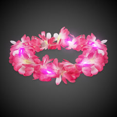 LED Pink Flowers Halo Headband