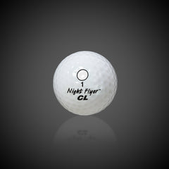 Night Flyer LED White Constant-On Golf Ball