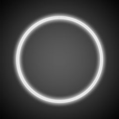 White 22" Glow Necklaces