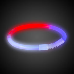 Red, White, Blue Glow 9" Bracelets