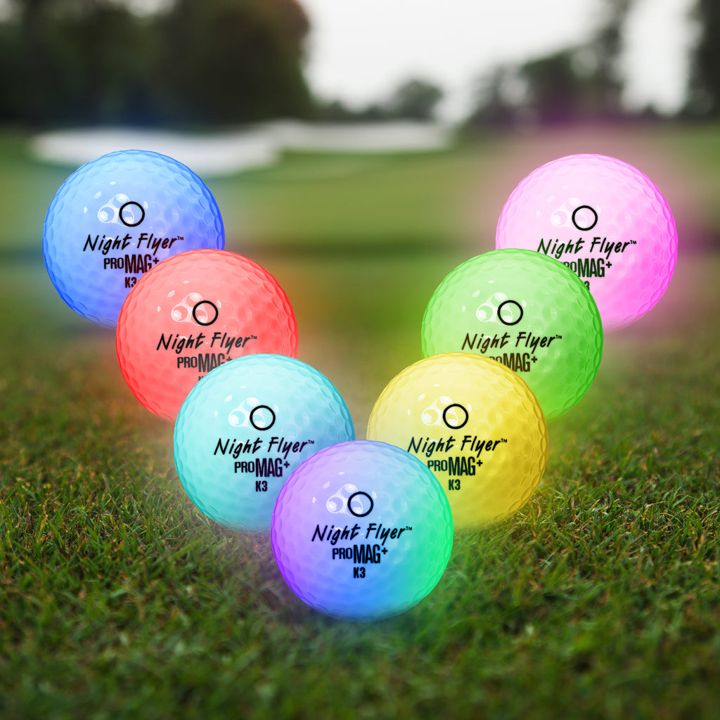 ProMAG Lighted Golf Balls - 6 pack – Night Flyer Golf