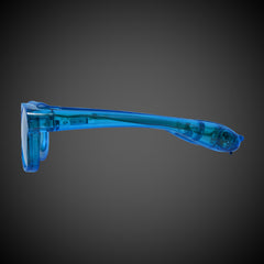 Blue LED Retro Sunglasses