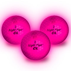 Night Flyer Pink Golf Balls