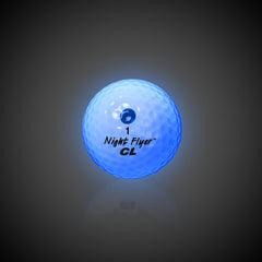Night Flyer LED Blue Constant-On Golf Ball