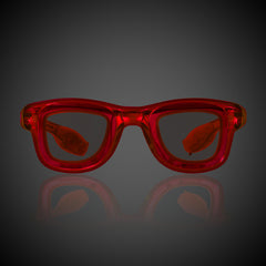 Red LED Retro Sunglasses