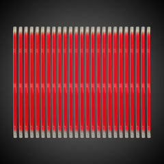 Red 9" Glow Straws