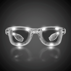 White LED Retro Sunglasses