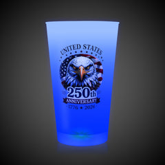 250th Anniversary Blue LED 16 oz. Cup