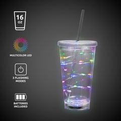 LED Multi-Color String Light Cup