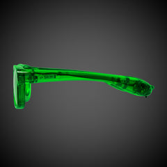 Green LED Retro Sunglasses