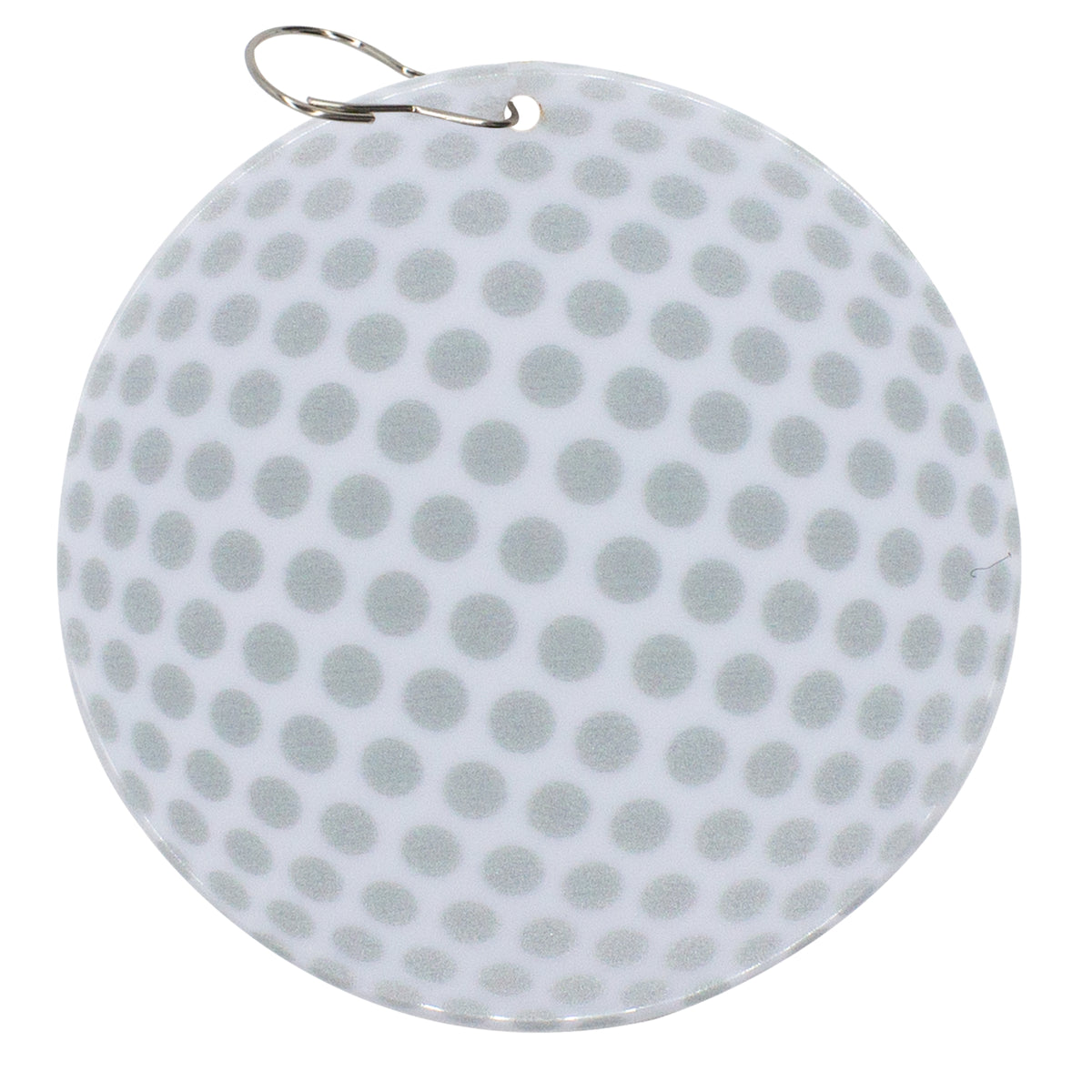 Golf Ball Plastic 2 1/2" Medallion