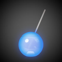 LED 20 oz. Tumbler Ball Cup with Straw