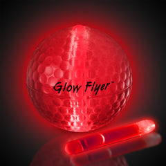 Red Glow Flyer Golf Ball