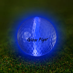 Blue Glow Flyer Golf Ball
