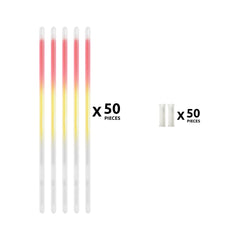 Blue, Green & Red 9" Glow Bracelets