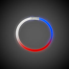 Red, White, Blue Glow 9" Bracelets