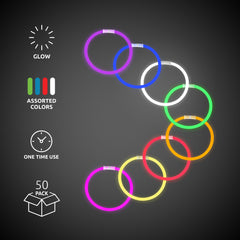 Assorted 9" Glow Bracelets
