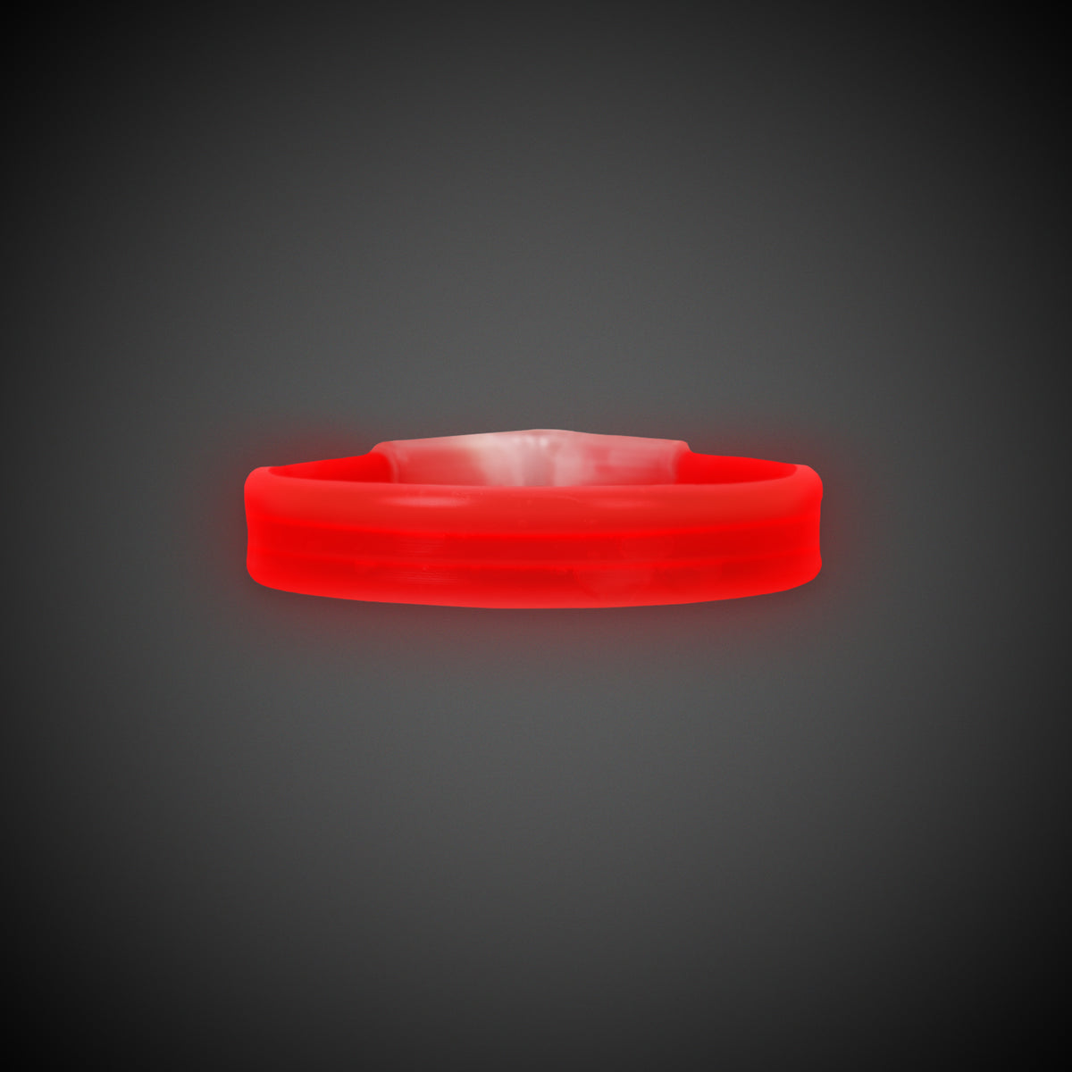 Red Triple Wide 9" Glow Bracelets
