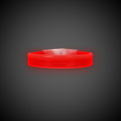 Red Triple Wide 9" Glow Bracelets