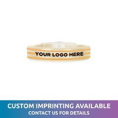 Yellow Triple Wide 9" Glow Bracelets