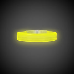 Yellow Triple Wide 9" Glow Bracelets