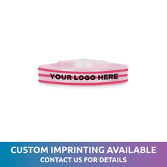 Pink Triple Wide 9" Glow Bracelets