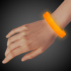Orange Triple Wide 9" Glow Bracelets