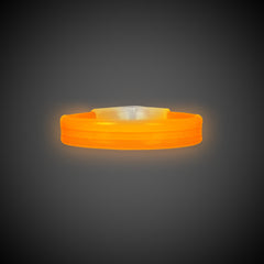 Orange Triple Wide 9" Glow Bracelets