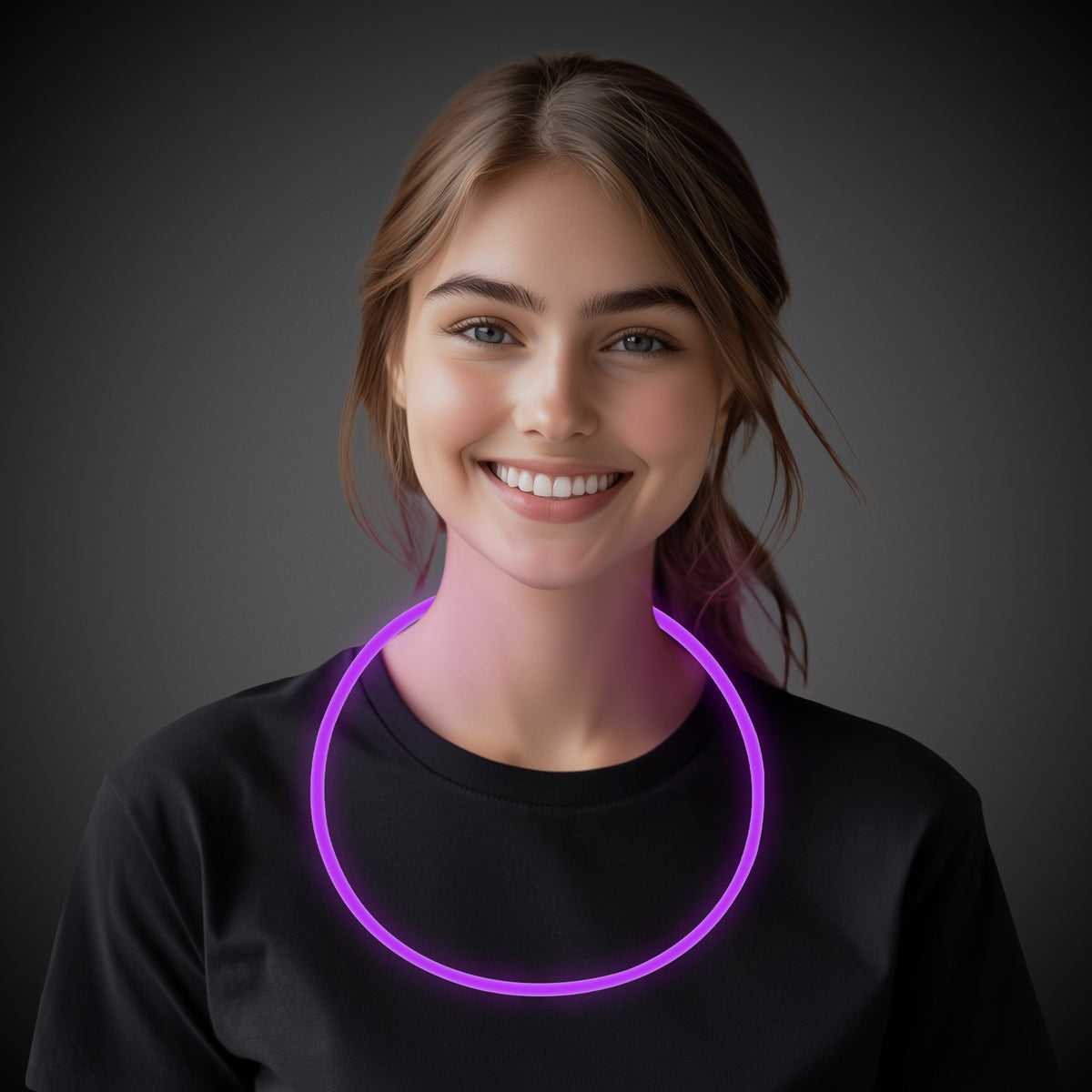 Purple 22" Glow Necklaces