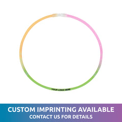 Green, Purple and Yellow 22" Glow Necklaces
