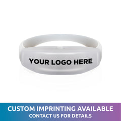 LED White Stretchy Bangle Bracelet