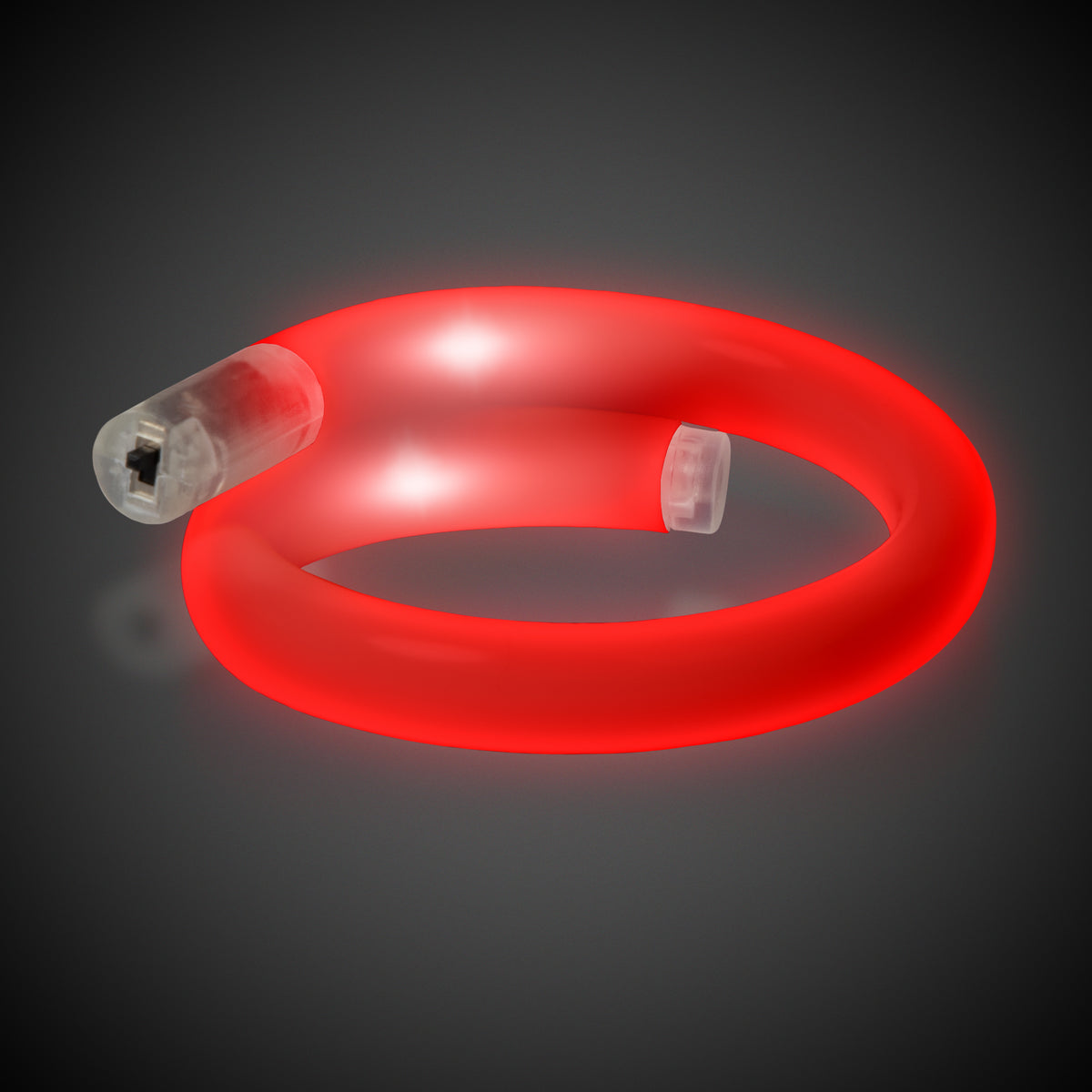 Red LED Tube Bracelet