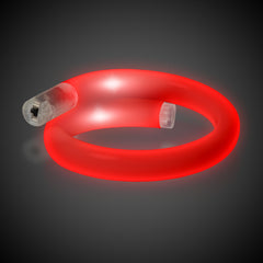 Red LED Tube Bracelet