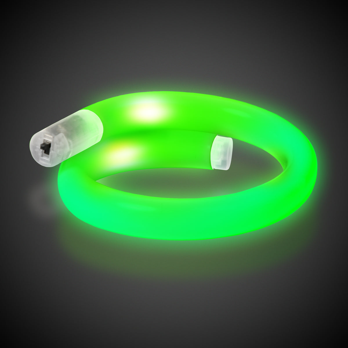 Green LED Tube Bracelet