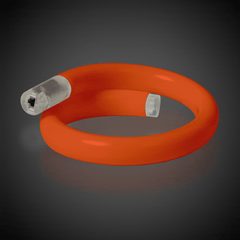 Orange LED Tube Bracelet