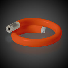 Orange LED Tube Bracelet