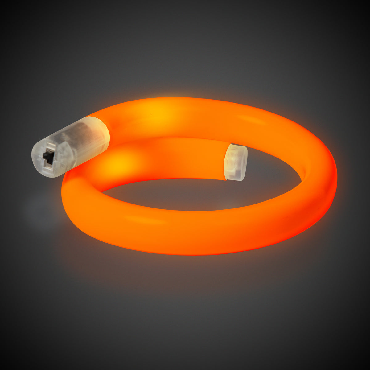 Orange LED Tube Bracelet